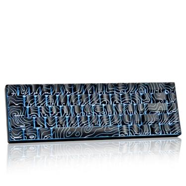 Imagem de OHY Teclado para jogos 60%, teclado de disparo rápido XVX HE68 com interruptores magnéticos de efeito Hall, moldura de alumínio CNC, taxa de polling de 8 KHz, atuação ajustável, hot-swap-preto