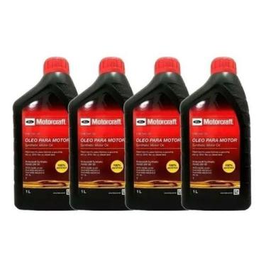 Imagem de Kit com 4 oleo ford 5w30 sintetico litro - motorcraft - MARCA, Sem var