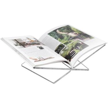Imagem de Suporte de livro feito de acrílico cristal - NoBrand