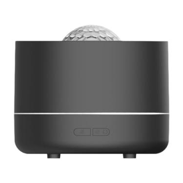 Imagem de Ioensy Umidificador de ar com projetor de, luz atmosférica colorida, multiuso, presente de aniversário, difusor de aromas para viagens, estúdio de, Preto