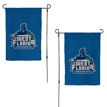 Imagem de Desert Cactus Bandeira de jardim UWF University of West Florida – Faixa de Argonautas da Flórida Ocidental de 48 x 30 cm, para exibição ao ar livre e eventos (Design B)