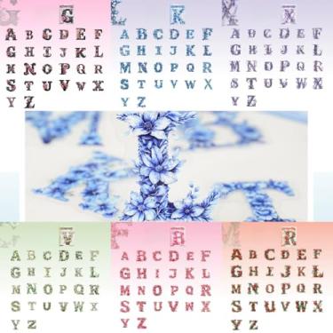 Imagem de 156 peças alfabeto scrapbook adesivos kit letras efêmeras PET transparente à prova d'água conjunto de adesivos para lixo diário garrafas de água telefone laptop decalques pacote para adolescentes