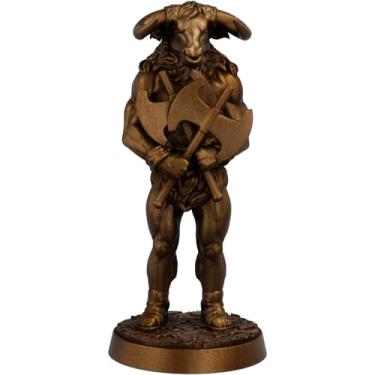Imagem de Estátua Minotauro Mitologia Grega Estatueta (Cor Cobre Antigo)