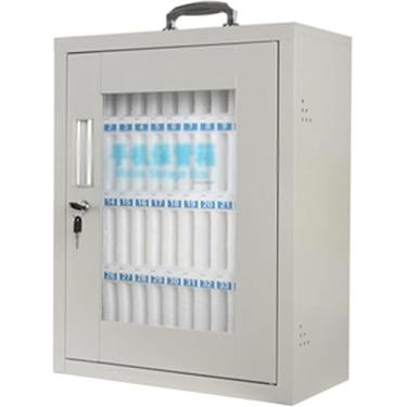 Imagem de Cofre Para Celular Escolar Armário De Telefone Celular De Liga De Alumínio Montado Na Parede Com Alça E Segurança Para Sala De Aula Fábrica De Escritório, 60slots