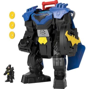 Imagem de Imaginext DC Super Friends Batman MECH com SOM, LUZ e Lançador de Disc