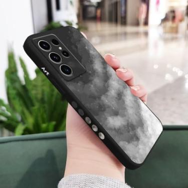 Imagem de Capa de celular com estampas para Samsung Galaxy S25 S24 S23 S22 S21 S20 Ultra Plus FE Note 20 Ultra 10 9 Plus, preta, para Note 10 Pro