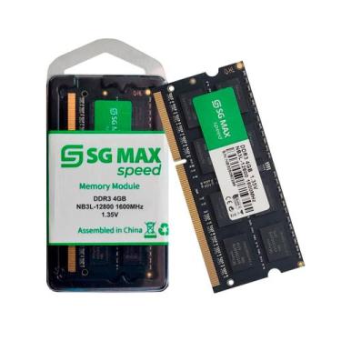Imagem de Memoria Notebook 4Gb Ddr3L 1600 Cl 11 1.35V SODDIM SGM4GL1600CL11NB SG