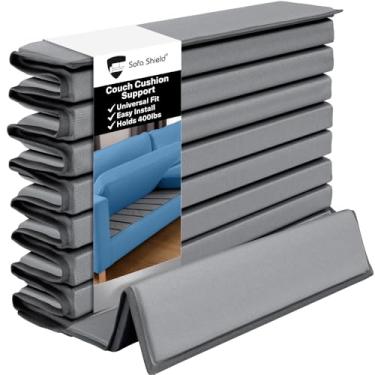 Imagem de Sofa Shield Placa de suporte de almofada de sofá resistente para consertar sofás flácidos, sofá grande de 54,5 x 198 cm, placas de compensado grossas adicionam suportes de assento fortes, enchimento