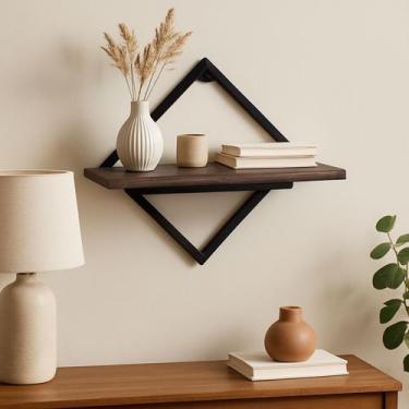 Imagem de Nicho Industrial Decorativo Quarto Prateleira de Ferro - Loja Béle