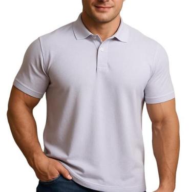 Imagem de Camiseta Gola Polo Malha Piquet Branco Trabalho Escritorio - Fardas Un