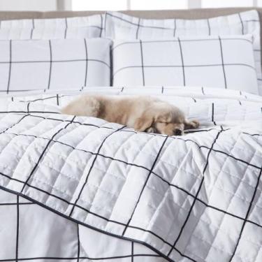 Imagem de Colcha Cobre Leito Casal 3 Peças Essencialle Algodão Misto - ANNY SHOP