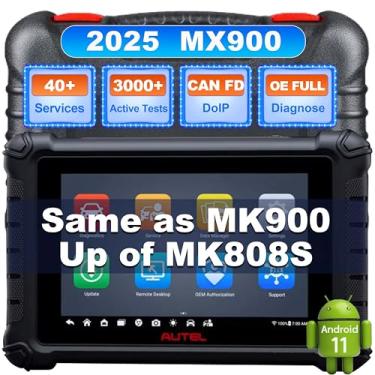 Imagem de Autel Scanner MaxiCheck MX900 OBD2, igual ao Autel MaxiCOME MK900, ferramenta de diagnóstico de todos os sistemas para carros, mais de 40 serviços de redefinição, atualização da ferramenta Autos