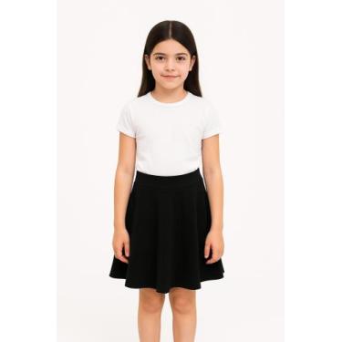Imagem de Saia Menina Infantil Suplex Moda Elegante Casual Confortável - Pamplov