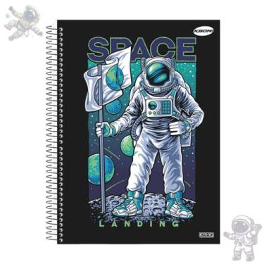 Imagem de Caderno Universitário Kbom Masculino 10 Matérias 200 Folhas - Animativ