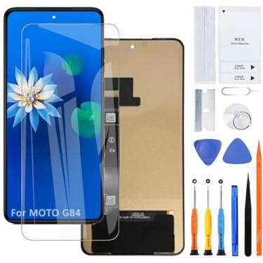 Imagem de Tela de exibição para Moto G84 TFT XT2347 XT2347-1 XT2347-2 Montagem de substituição de tela LCD com kit