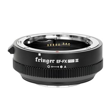 Imagem de Adaptador de lente Fringer EF-FX PRO III com abertura eletrônica integrada compatível com Fujifilm XT5 X-T50 X-M5 X-H2 X-H2S X-T4 X-T3 X-T30II X-S20 X-S10 para lentes Canon EOS Sigma Tamron EF Series