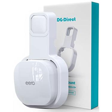 Imagem de DG-Direct Suporte de parede para sistema Wi-Fi de malha de roteador eero 6 e eero 6+, sem fios bagunçados, o suporte de parede de tomada para eero 6 Plus, suporte de suporte para extensor eero 6