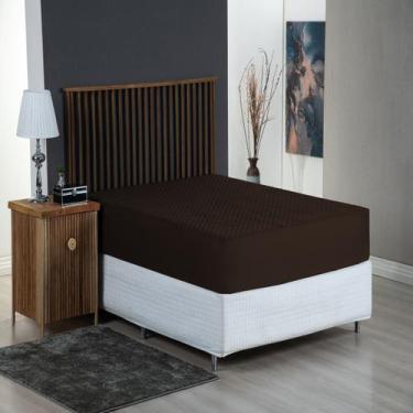 Imagem de Protetor Impermeável para Colchão Solteiro Box - DH Enxovais, Marron