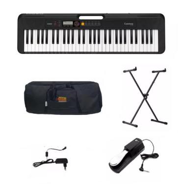Imagem de Teclado Casio Casiotone CT-S200 BK Preto Kit Gold