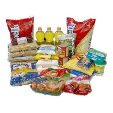 Imagem de Cesta Básica Produtos Qualidade Doação Social 20 Itens + Nf - Higipack