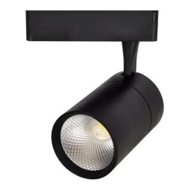 Imagem de SPOT PARA TRILHO ELETRIFICADO 10W 3000K PRETO Lcg Eletro