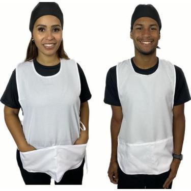 Imagem de Avental Colete Uniforme Ideal Para Cozinha Atendente Lanchonete Garçon