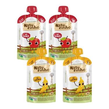 Imagem de Kit Papinha Organica Natuzinho 2 sabores 6 meses 4 unids