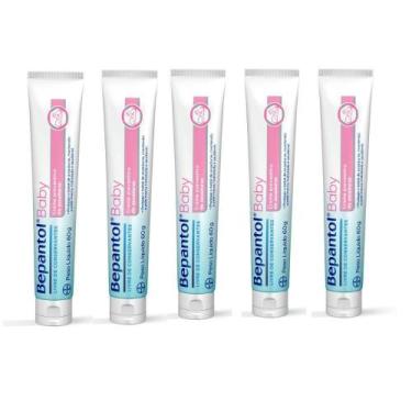 Imagem de Kit Com 5 Cremes Pomada De Assadura 60Gr Cada - Bepantol