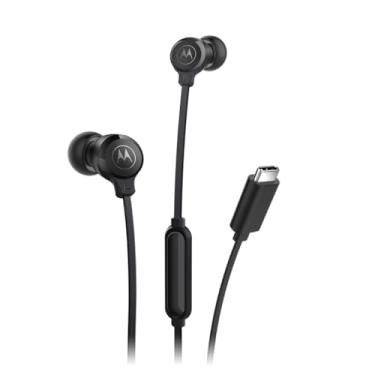 Imagem de Motorola, Earbuds 3C-S, Conexão USB-C, Fone de Ouvido com Microfone, Preto