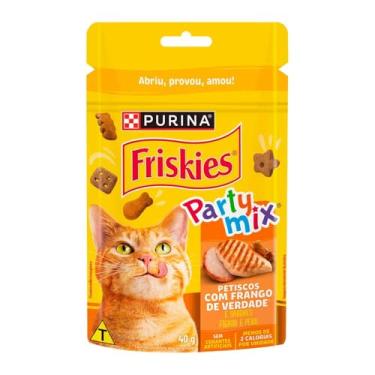Imagem de Purina Friskies® Party Mix® Petiscos Para Gatos Frango 40G