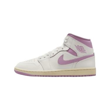 Imagem de Nike Tênis feminino Air Jordan 1 Mid, Vela/Musselina/Orquídea, 36