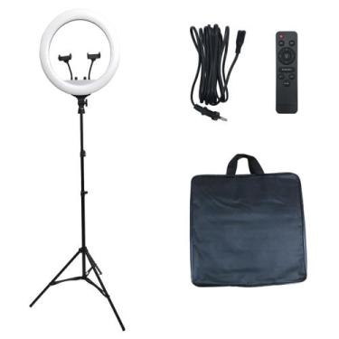 Imagem de Iluminador Ring Light 18 Pol 48cm 448 Leds 80w Forte+tripe top - Soles
