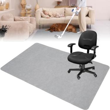 Imagem de DJAPWPX Tapete para cadeira de escritório, antiderrapante, tapete para cadeira de mesa, protetor para cadeira de rodinhas, protetor de chão, tapete premium sob a mesa para escritório em casa, cadeira