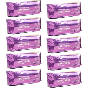 Imagem de Chimloon UPP-110HG Impressora de Vídeo de Alto Brilho Papel Impressora de Ultrassom Tipo V Filme Térmico Preto e Branco Compatível para Sony UPP-110HG 110mm x 18m (10 Rolos)