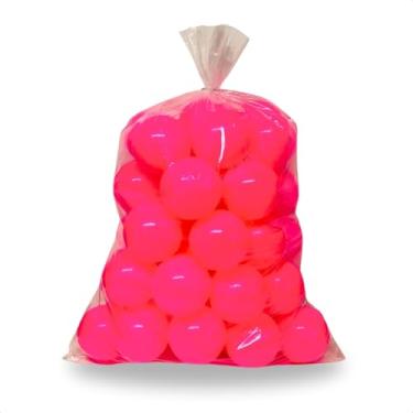 Imagem de Kit Com 50 Unidades De Bolinha Para Piscina De Crianças Não Amassam Bolas Divertida Cor Vibrante (Pink)