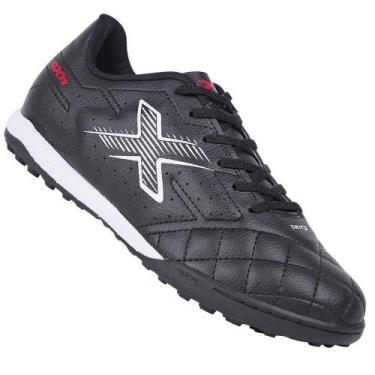 Imagem de Chuteira Oxn Rio 2 Society X-pro Masculina, Preto branco, 42