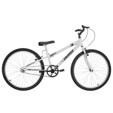 Imagem de Bicicleta de Passeio Ultra Bikes Esporte Rebaixada Aro 26 Reforçada Freio V-Brake Sem Marcha Branco
