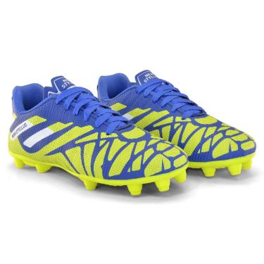 Imagem de New Styllus, Chuteira Esportiva, Futebol Campo Gramado, Multicores, 40, Par