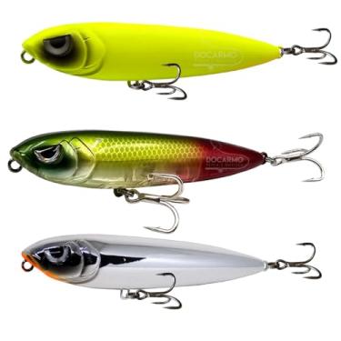 Imagem de Kit 3 Unidades de Isca Artificial Superfície Mad Dog 7,5cm 8g