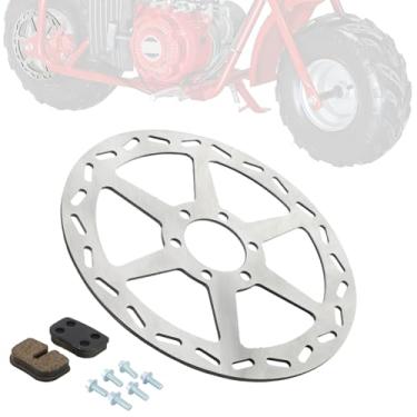 Imagem de IUVWISN Mini disco de freio de bicicleta com pastilha de freio traseira de aço inoxidável para Mega Moto MMB80cc 105cc CT100U CC100X GMB100 Baja Doodle Bug DB30 79cc 97cc 100cc CK100 Go Kart