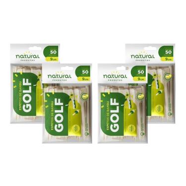 Imagem de Espeto Golf Bambu Petiscos Lanches 9Cm - 200 Unidades