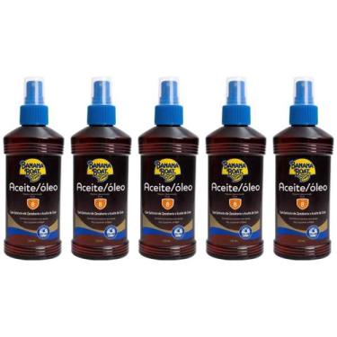 Imagem de Kit com 5 banana boat bronzeador oleo spray fps 8 236ml - ARCOM