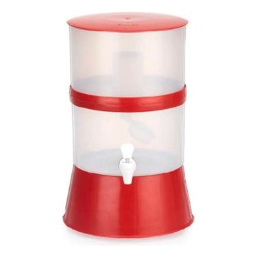 Imagem de Filtro De Água Bebedouro Galão 7,5L Escritório Casa Vermelho