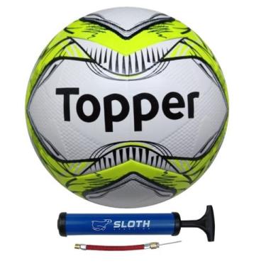 Imagem de Bola de Futebol de Campo Topper Slick Fusionada + bomba, Amarelo