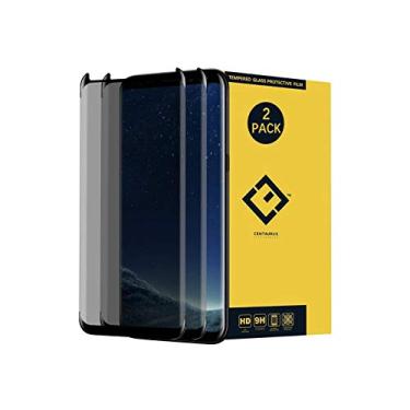 Imagem de Película protetora de privacidade compatível com Samsung Galaxy S9, (pacote com 2) [antiespião] [anti-arranhões] [à prova de estilhaçamento] Película protetora de vidro temperado HD compatível com