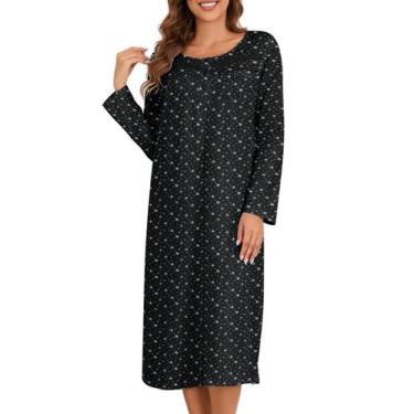 Imagem de Vestidos de camisola Bloggerlove Muumuu para mulheres plus size