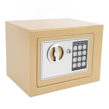 Imagem de Luocute Cofre Doméstico Digital Pequeno, Cofre Pessoal Com Teclas de Teclado Digital e Bloqueio de Código de Passagem para Casa