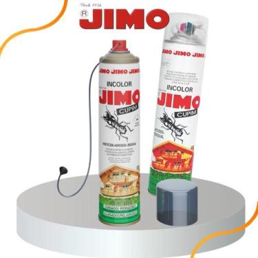 Imagem de Kit 2 Jimo Cupim Inseticida Mata Cupim Formiga Spray Aerossol 400ml In