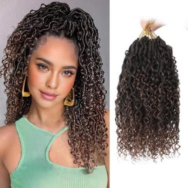 Imagem de Extensão de cabelo Sosihua Goddess Locs Crochet 35 cm T30