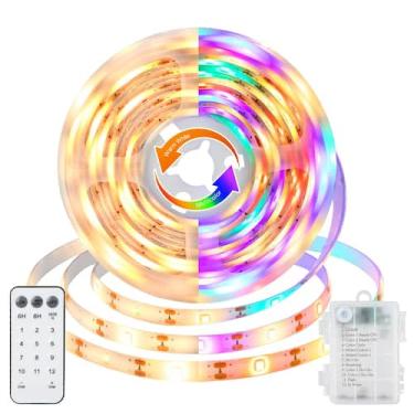 Imagem de Lâmpadas de LED echosari operadas por bateria de 3 m 108 LEDs